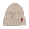 Bawełniana czapka dziecięca typu beanie beżowy