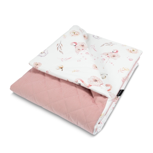 Kocyk - Flamingi, różowy