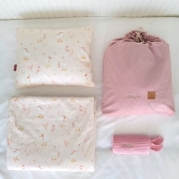 Wyprawka do przedszkola i żłobka - kołderka, poduszka, worek, ręczniczek - Gąski