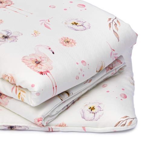 Komplet Pościeli Bawełnianej - Flamingi