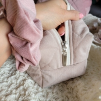 Kosmetyczka damska podróżna beżowa