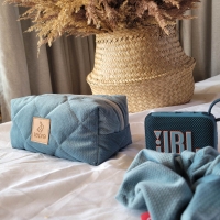 Kosmetyczka damska podróżna zieleń