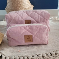 Kosmetyczka damska podróżna różowa