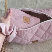 Kosmetyczka damska podróżna różowa