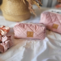 Kosmetyczka damska podróżna różowa