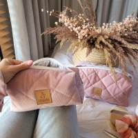 Kosmetyczka damska podróżna różowa