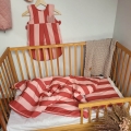 Śpiworek do spania - Pasy różowo - czerwone