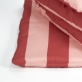 Pościel Bawełniana z wypełnieniem- Pasy różowo - czerwone