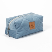 Kosmetyczka damska podróżna jeansowa