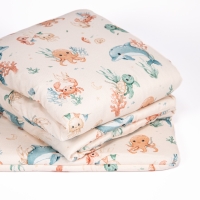 Pościel bambusowa z wypełnieniem - Ocean