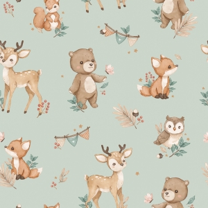 Prześcieradło bawełniane- Forest