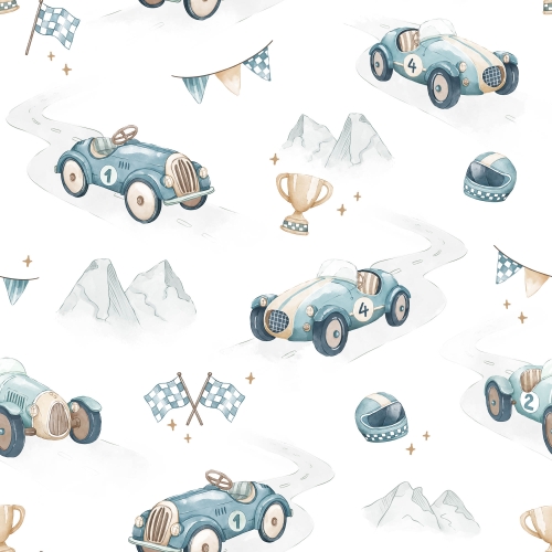 Prześcieradło bawełniane- Autka