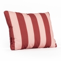 Poduszka do spania bawełniana - Pasy różowo - czerwone