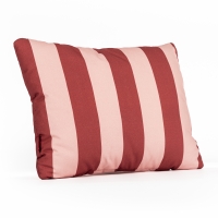 Poduszka do spania bawełniana - Pasy różowo - czerwone
