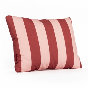 Poduszka do spania bawełniana - Pasy różowo - czerwone