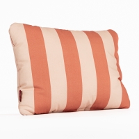 Poduszka do spania bawełniana - Pasy morelowo - beżowe