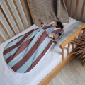 Śpiworek do spania - Pasy niebiesko - brązowe