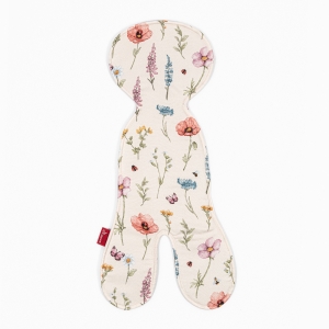 Wkładka antypotowa do fotelika - Łąka beż