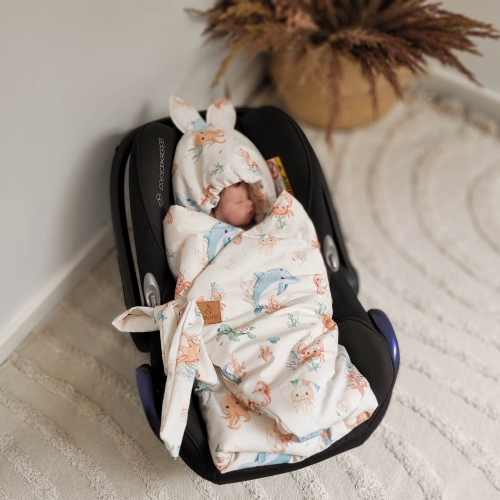 Otulacz do fotelika letni - Ocean