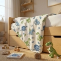 Pościel bambusowa z wypełnieniem - Dinozaury