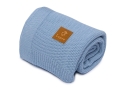 Kocyk Merino niebieski